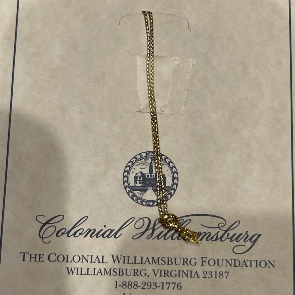 Colonial Williamsburg Foundation Brass 2015 Christmas Robertson's Windmill - Picture 3 of 4